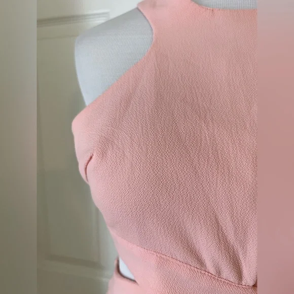 REVOLVE NBD x Naven Pink Chromat Fit & Flare Mini Dress - Picture 4 of 6